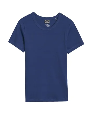 Tricou dama WSS25TTSHF1968-30S, 4F, Bumbac, Bleumarin