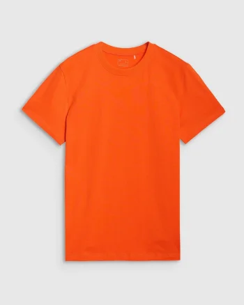 Tricou Barbati  Athletic Apparel, Bumbac 100%, Sportstyle, Portocaliu, Marimi S-3XL