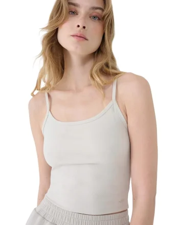 Top dama WSS25TSLEF127-83S, 4F, Elastan, Bej