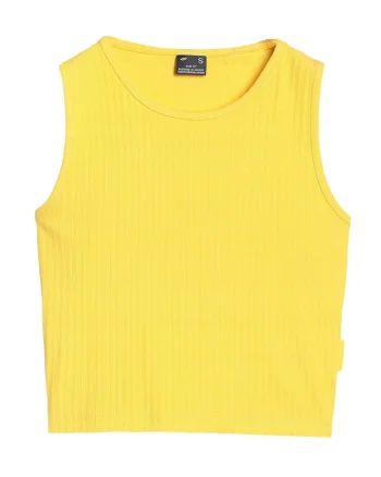 Tricou galben pentru dama, Galben