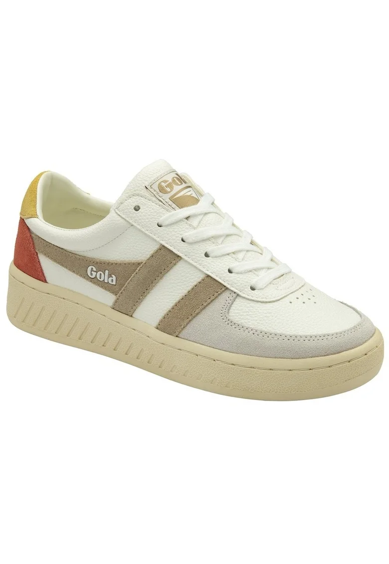 Pantofi dama Grandslam Trident,  Piele naturala, Crem