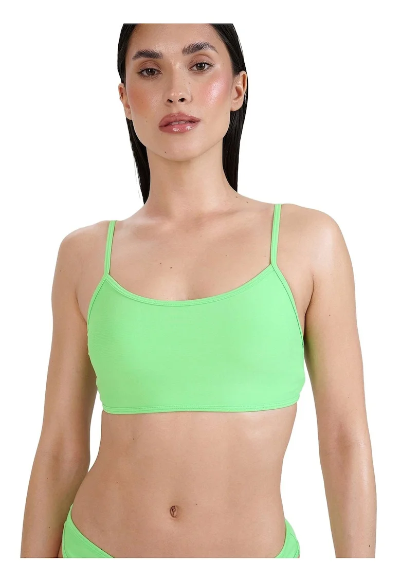 Top de baie dama RSS25UBKTF101-42S, 4F, Elastan, Verde