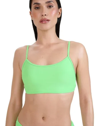 Top de baie dama RSS25UBKTF101-42S, 4F, Elastan, Verde