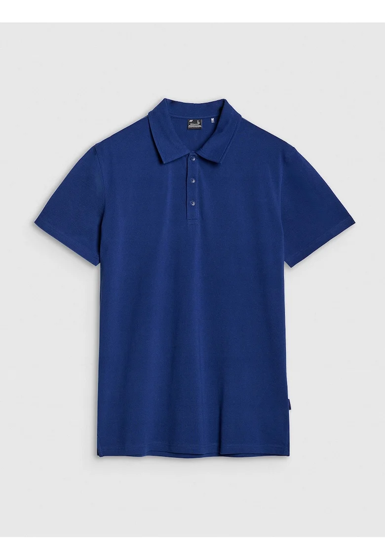 Tricou polo barbati  croiala obisnuita, bumbac 100%, bleumarin