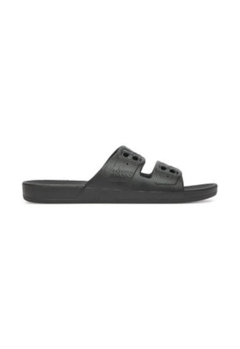Papuci dama,  negru, plastic