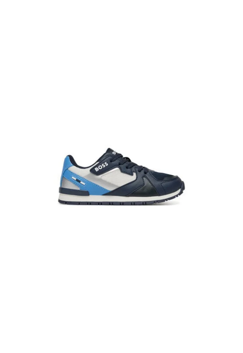 Pantofi baieti 304696190,  Piele ecologica, Albastru