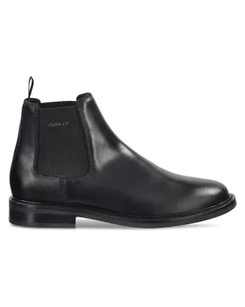 Ghete barbati,  piele naturala, negru,