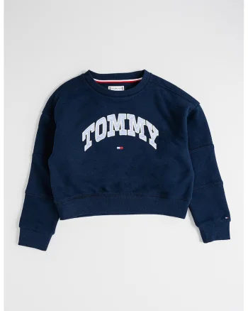 Bluza de trening cu logo brodat, Albastru azur/Bleumarin