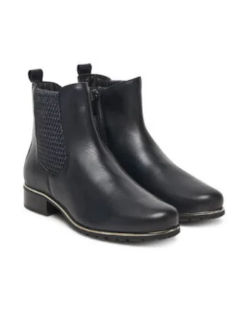 Ghete dama 305449221,  Piele naturala, Negru