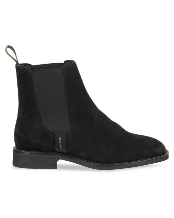Botine dama 305603999,  Piele naturala, Negru