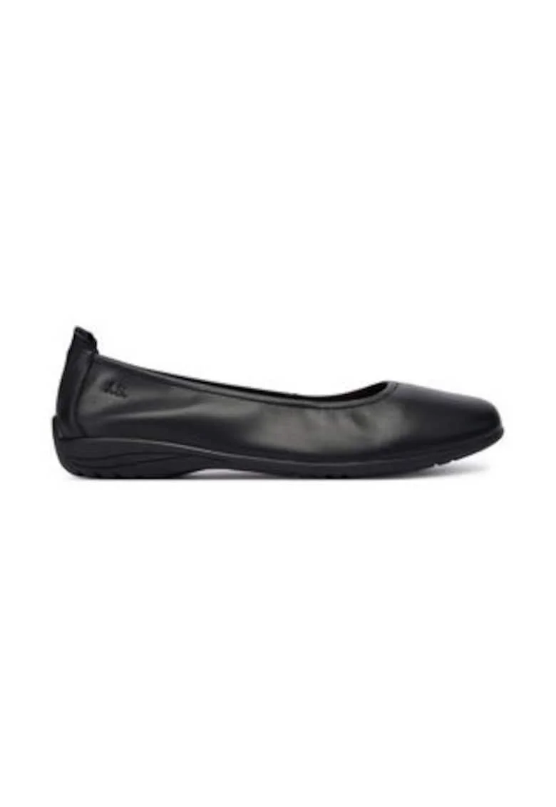 Balerini femei,  piele naturala, negru