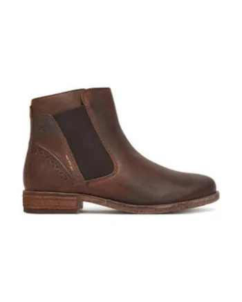Botine,  piele naturala, maro