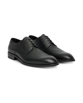 Pantofi barbatesti,  piele naturala, negru, confortabili