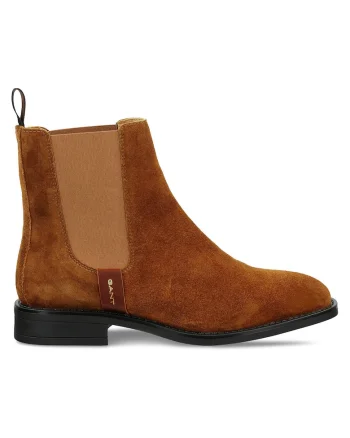 Botine dama 305604019,  Piele naturala, Maro