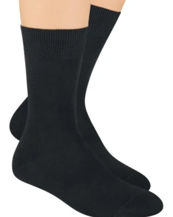 Sosete bumbac 100%  S055, Negru