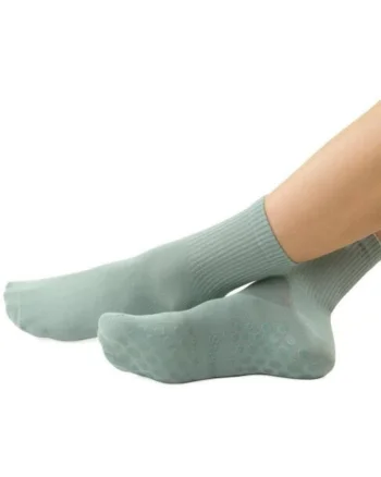 Sosete antiderapante dama cu abs  S088, Verde menta