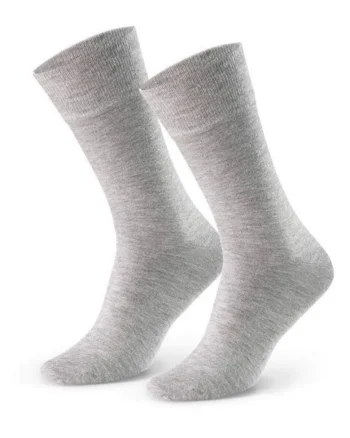 Sosete cu casmir  S083, Gri melange