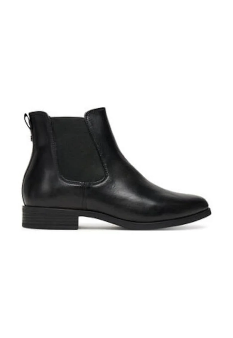 Ghete dama,  piele naturala, negre