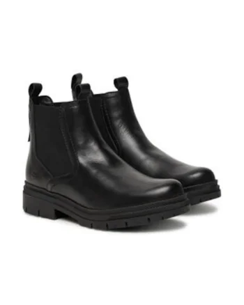Ghete dama 305411976,  Piele naturala, Negru