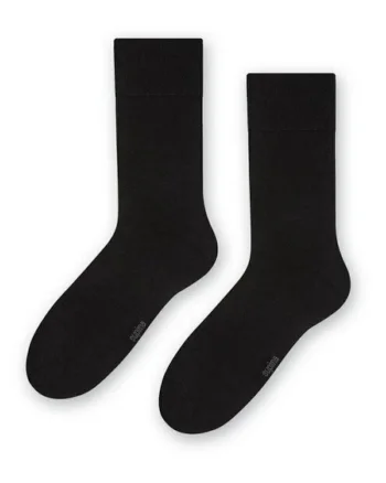 Sosete bumbac supima subtiri  S157, Negru