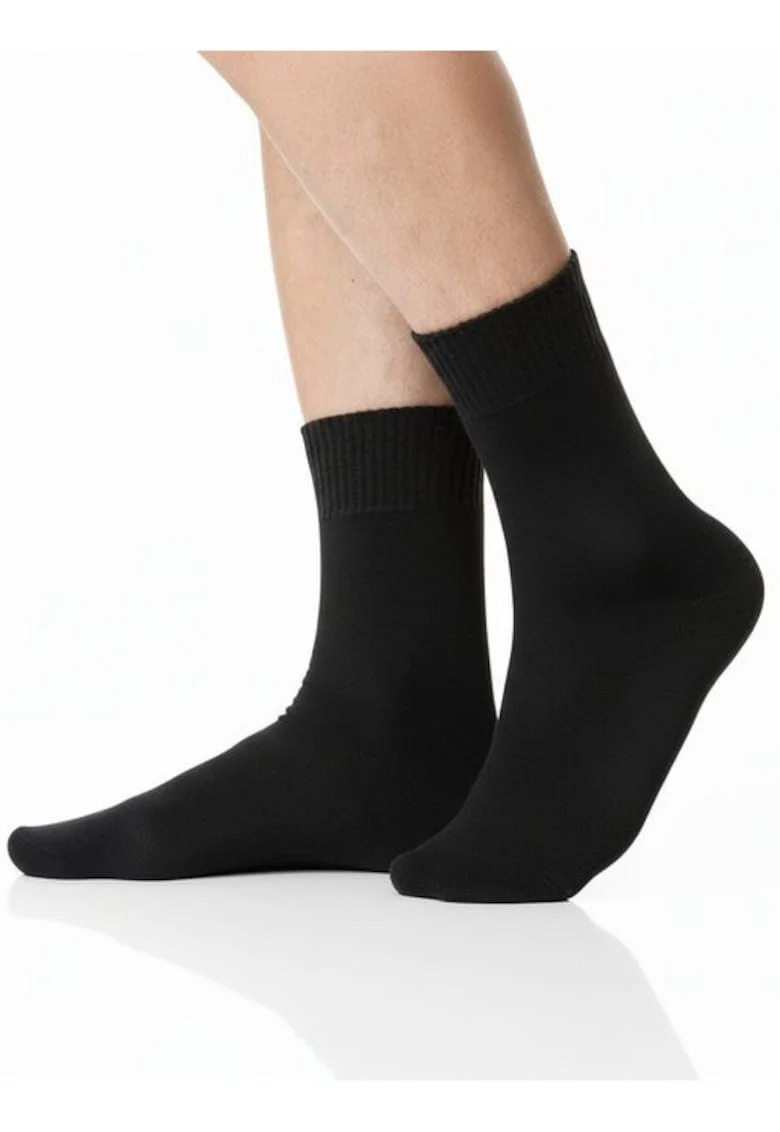 Sosete flausate  S015, Negru
