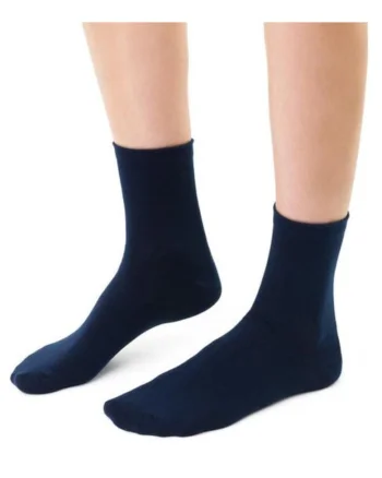 Sosete bumbac simple  S037, Bleumarin