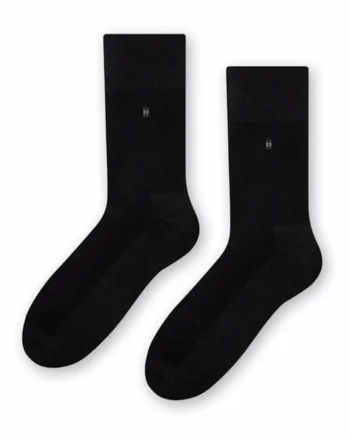 Sosete cu talpa flausata  S003, Negru
