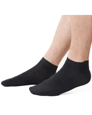 Sosete scurte bumbac  S045, Negru