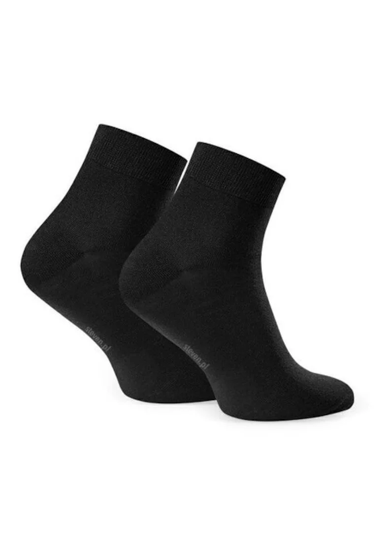 Sosete bumbac subtiri peste glezna  S010, Negru