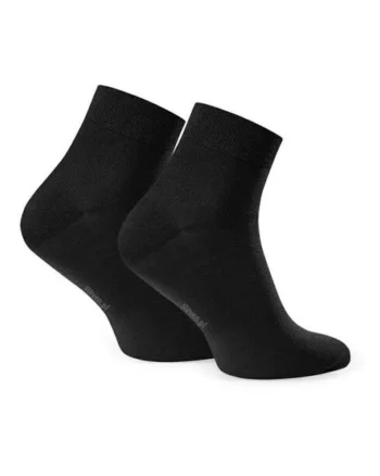 Sosete bumbac subtiri peste glezna  S010, Negru