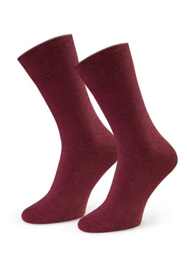 Sosete cu casmir  S083, Visiniu