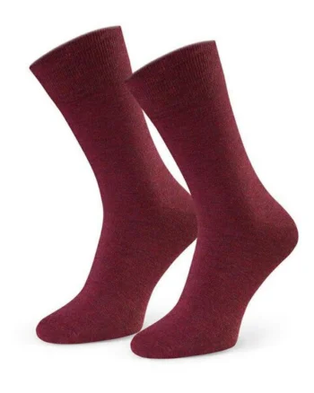 Sosete cu casmir  S083, Visiniu