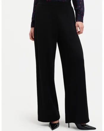 Pantaloni drepti cu model uni