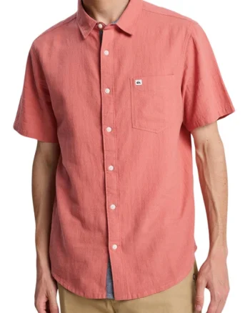 Camasa regular fit din bumbac cu maneca scurta