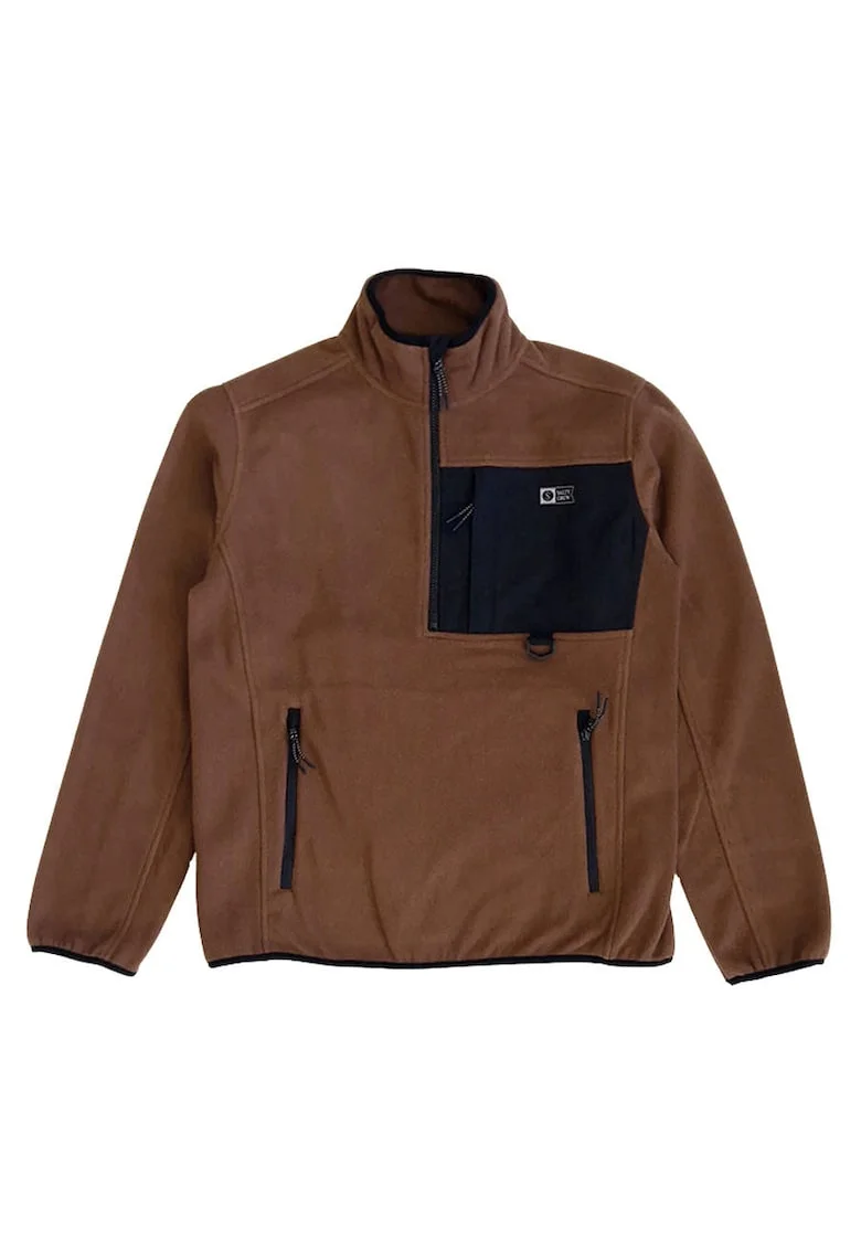 Bluza de trening cu buzunare cu fermoar