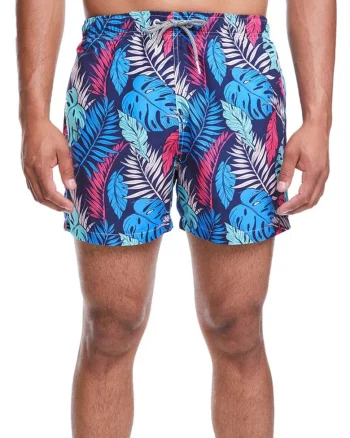 Pantaloni scurti de baie cu talie ajustabila Palmtopia