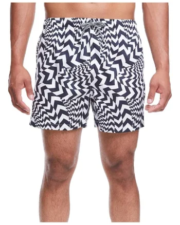 Pantaloni scurti de baie cu talie ajustabila Hazard