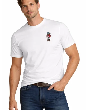 Tricou cu detaliu brodat