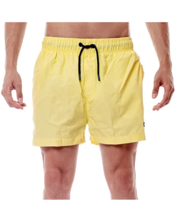 Pantaloni scurti de baie cu snur pentru ajustare Monochrome