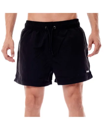 Pantaloni scurti de baie cu snur in talie Monochrome