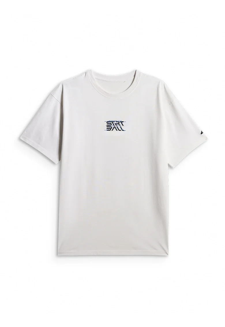 TRICOU  MEN'S LOOSE T-SHIRT 26TTSHM3334-10, Alb