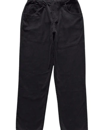 Pantaloni cu talie elastica si croiala lejera