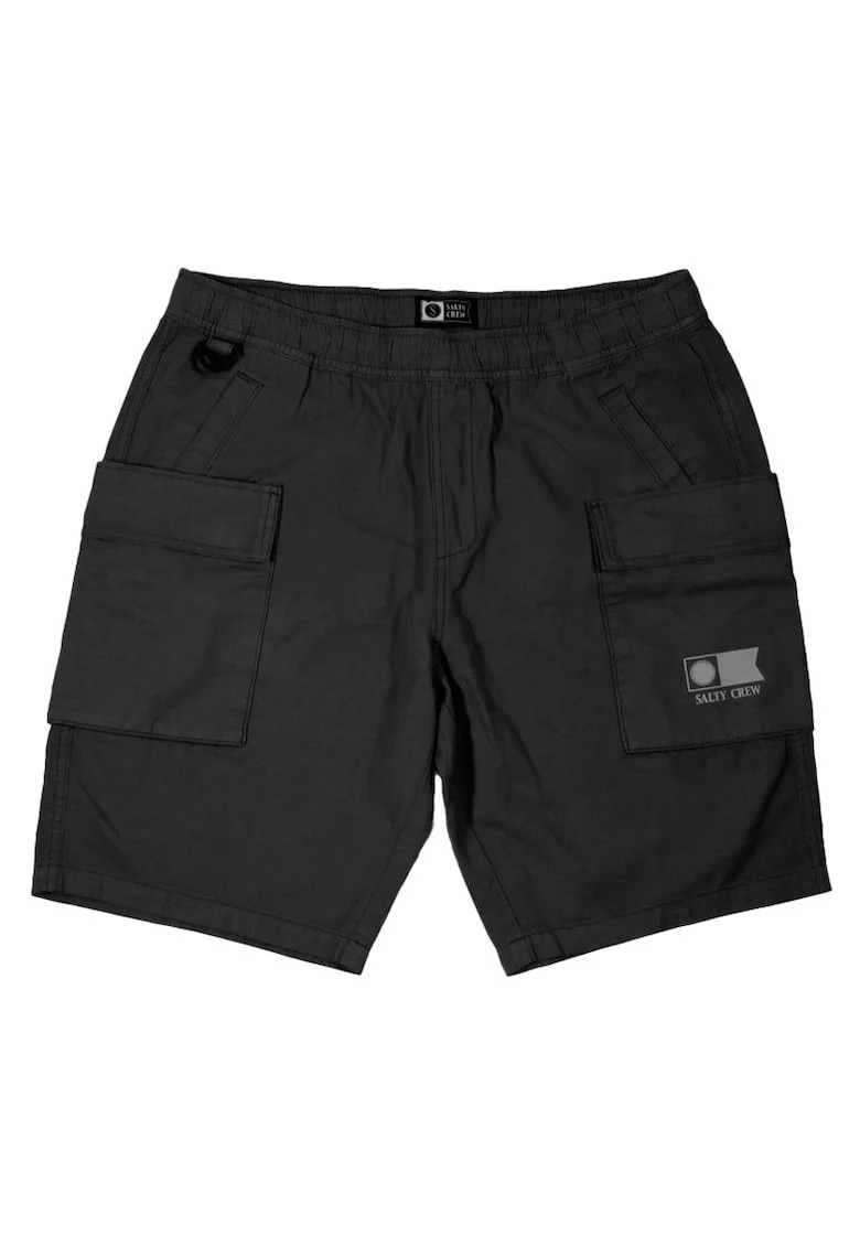 Pantaloni scurti cargo cu talie elastica