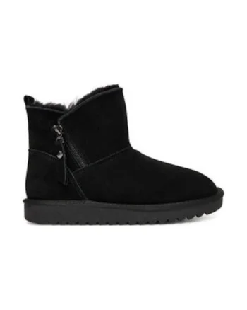 Ghete dama 305490872,  Piele naturala, Negru