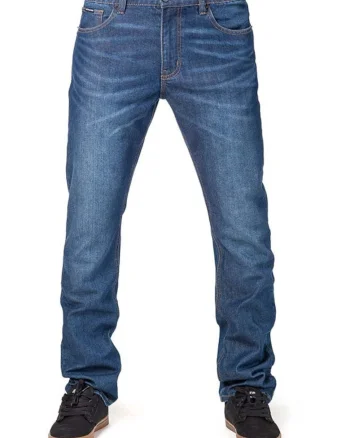 Blugi regular fit cu talie medie