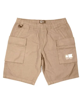 Pantaloni cargo scurti din bumbac organic