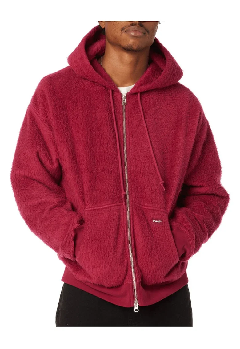 Hanorac din fleece cu gluga