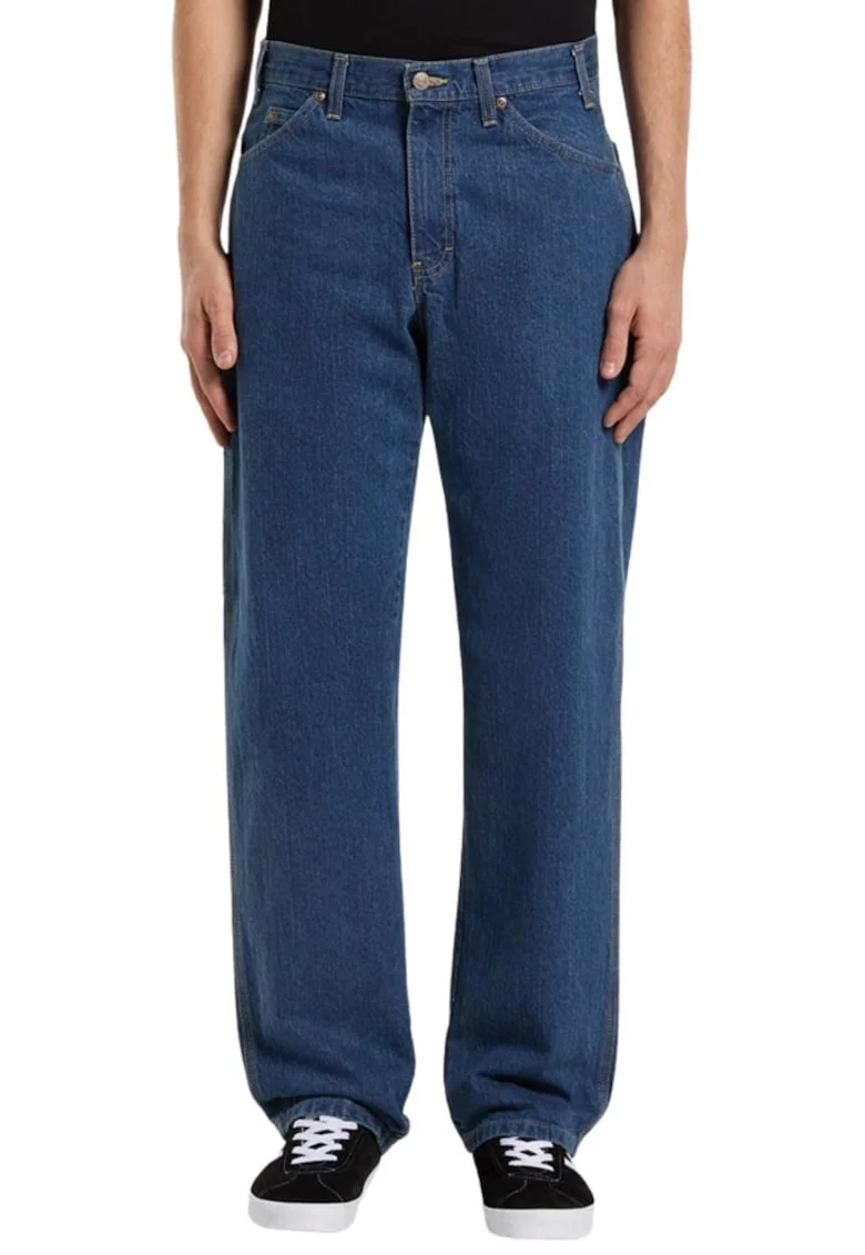 Blugi relaxed fit din bumbac