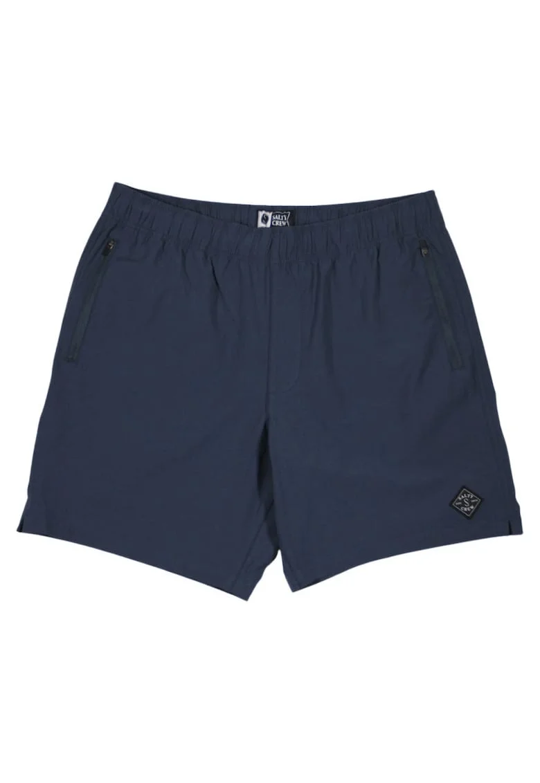 Pantaloni scurti de baie uni, cu talie elastica