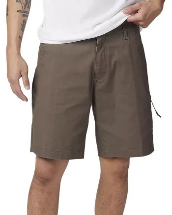 Pantaloni chino scurti din amestec de bumbac